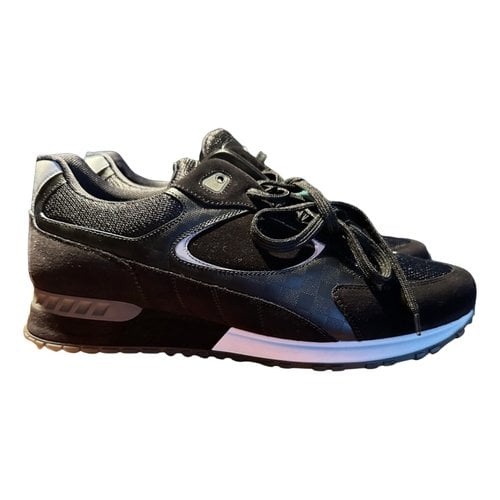 Pre-owned Louis Vuitton Run Away Low Trainers In Black