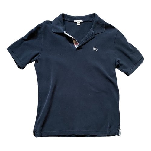 Pre-owned Burberry Polo Shirt In Black