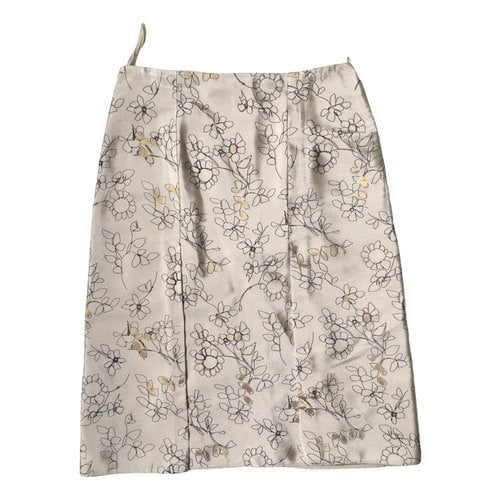 Pre-owned Marni Mid-length Skirt In Gold