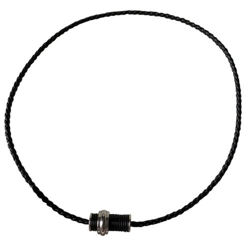 Pre-owned Montblanc Leather Jewellery In Black