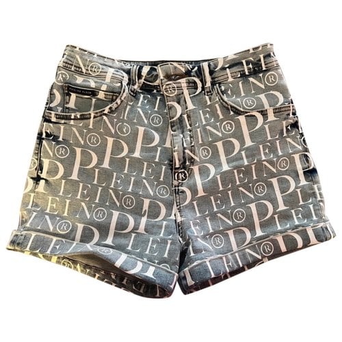 Pre-owned Philipp Plein Shorts In Blue