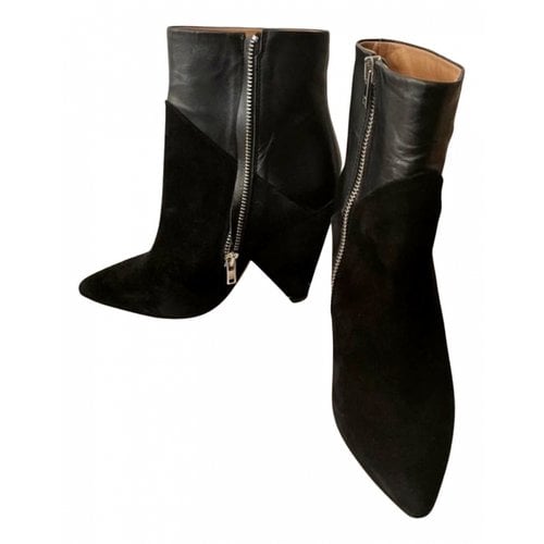 Pre-owned Iro Leather Boots In Black
