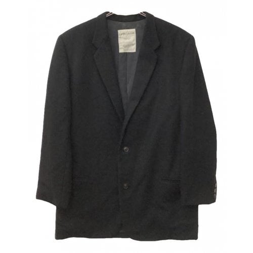 Pre-owned Yohji Yamamoto Wool Jacket In Black