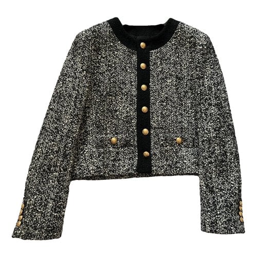 Pre-owned Celine Tweed Jacket In Brown