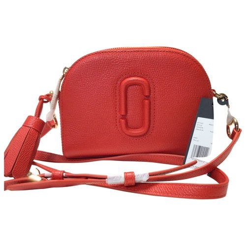 Pre-owned Marc Jacobs Leather Crossbody Bag In Red