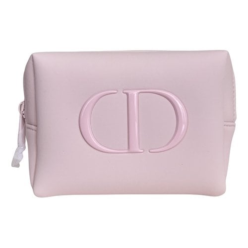 Pre-owned Dior Fabric Purse In Pink