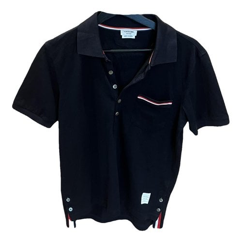 Pre-owned Thom Browne Polo Shirt In Navy