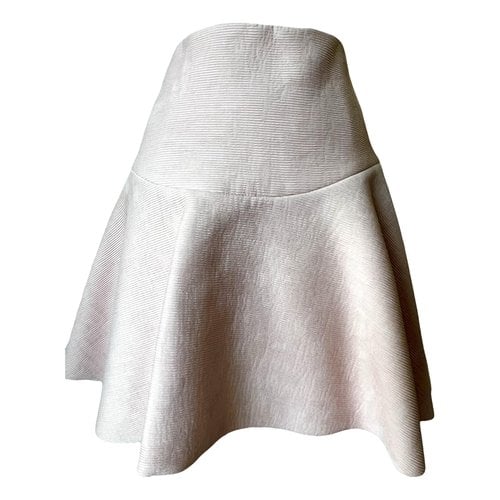 Pre-owned Sandro Skirt In Pink