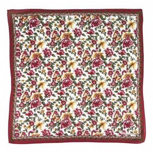 Pre-owned Valentino Garavani Silk Handkerchief In Multicolour