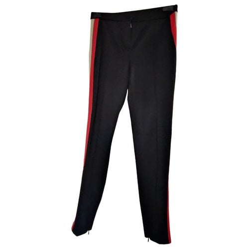 Pre-owned Gucci Fabric Chino Pants In Black
