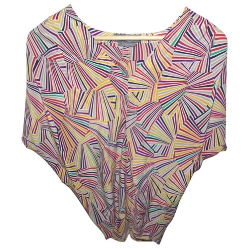 Pre-owned Mcq By Alexander Mcqueen Silk Blouse In Multicolour