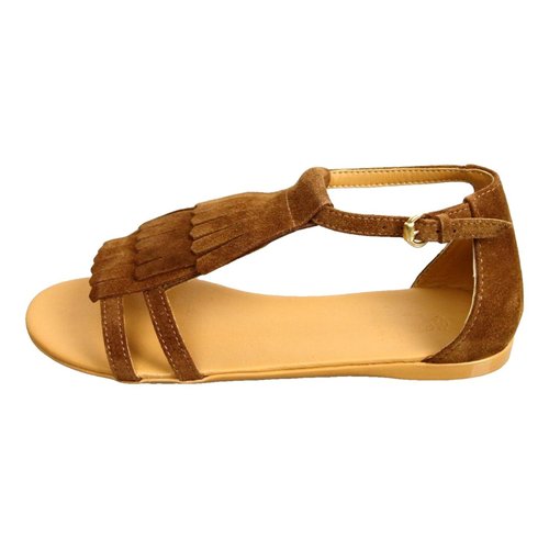 Pre-owned Gucci Sandals In Brown