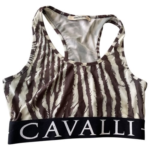 Pre-owned Roberto Cavalli Vest In Beige