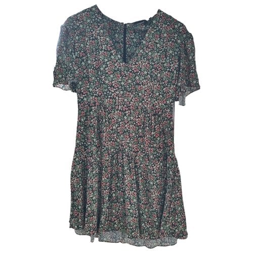 Pre-owned The Kooples Spring Summer 2019 Mini Dress In Green