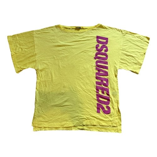 Pre-owned Dsquared2 Dress In Yellow