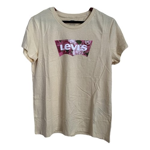 Pre-owned Levi's T-shirt In Yellow