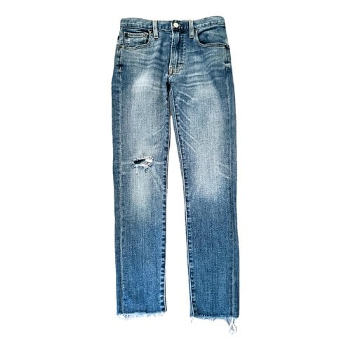 Pre-owned Frye Slim Jeans In Blue