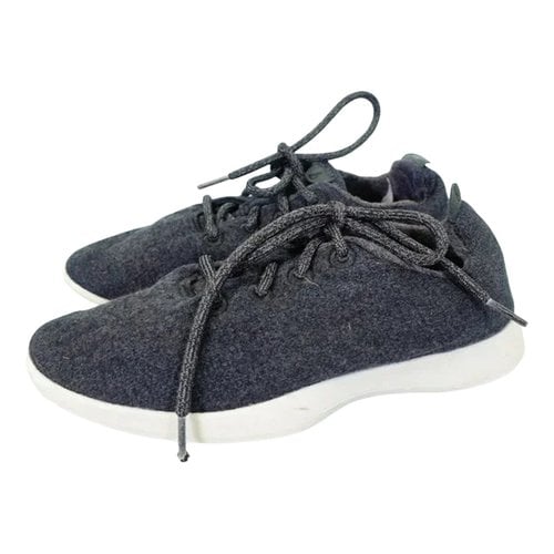 Pre-owned Allbirds Fabric Lace Ups In Grey