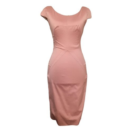 Pre-owned D&g Mid-length Dress In Pink