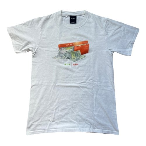 Pre-owned Huf T-shirt In White