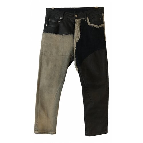 Pre-owned Rick Owens Short Jeans In Black