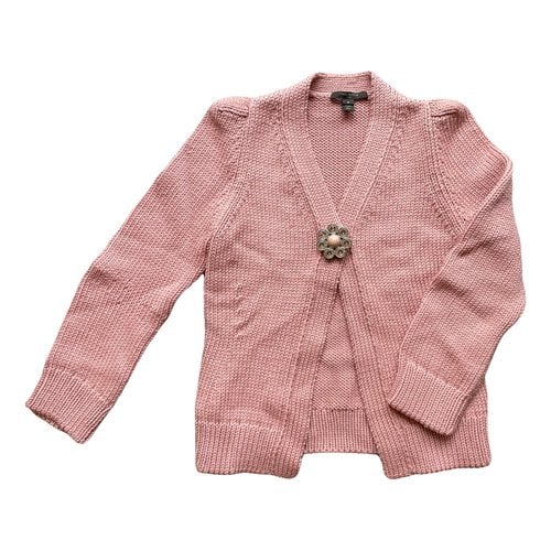 Pre-owned Louis Vuitton Wool Cardigan In Pink
