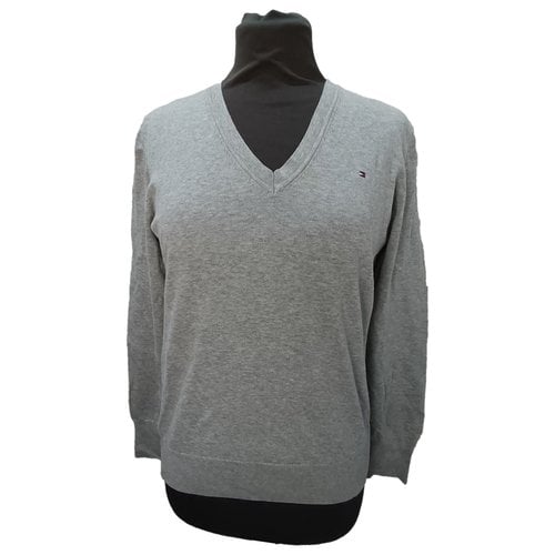 Pre-owned Tommy Hilfiger Jumper In Grey