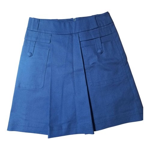 Pre-owned Max & Co Skirt In Blue