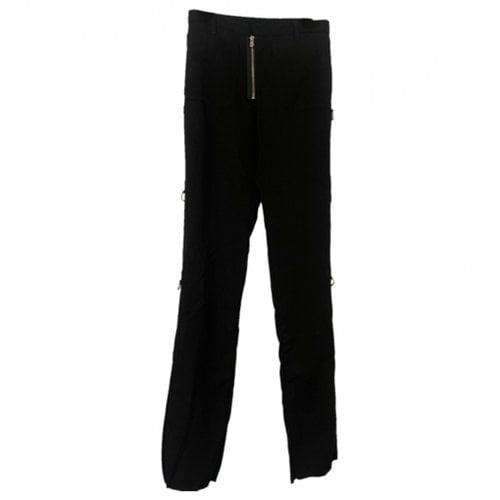Pre-owned Takahiromiyashita The Soloist Wool Trousers In Black