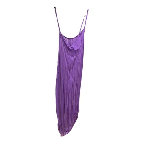Pre-owned Iro Silk Dress In Purple