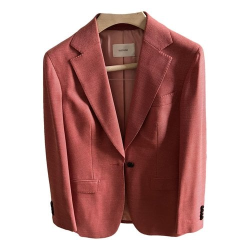Pre-owned Suitsupply Wool Jacket In Red