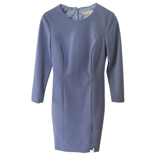 Pre-owned Suistudio Wool Mid-length Dress In Blue