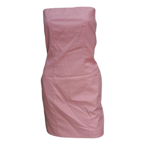 Pre-owned Rokh Mini Dress In Pink