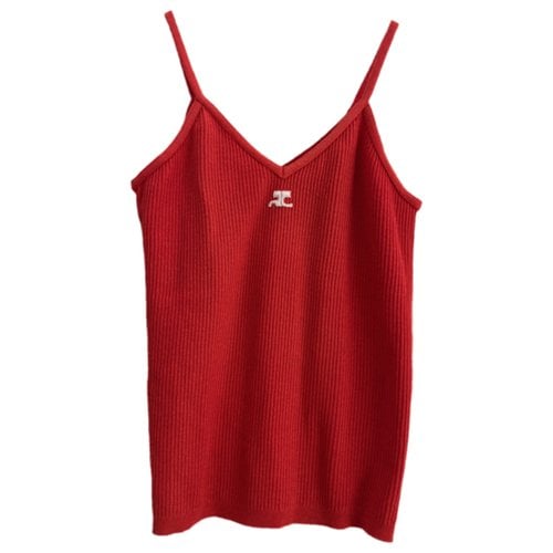 Pre-owned Courrèges Camisole In Red