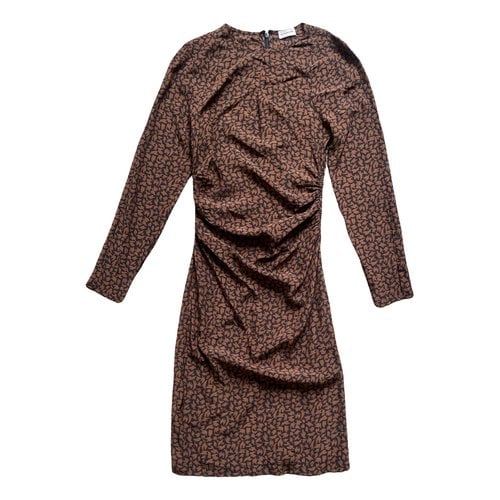 Pre-owned By Malene Birger Mid-length Dress In Brown