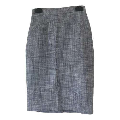 Pre-owned Reiss Mid-length Skirt In Grey
