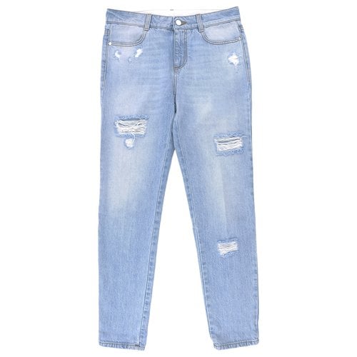 Pre-owned Stella Mccartney Straight Jeans In Blue