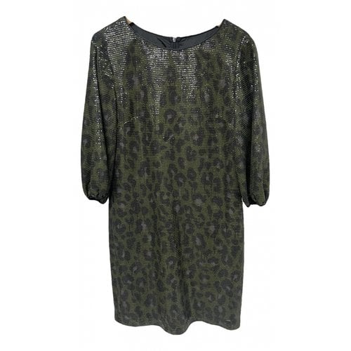 Pre-owned Moschino Embellished Mid-length Dress In Green