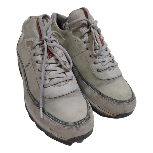 Pre-owned Prada Fabric Trainers In Other