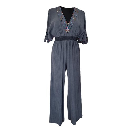 Pre-owned Matthew Williamson Jumpsuit In Grey