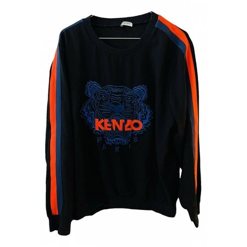 Pre-owned Kenzo Blouse In Black