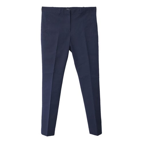 Pre-owned Joseph Trousers In Blue