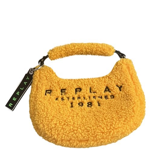 Pre-owned Replay Faux Fur Handbag In Yellow
