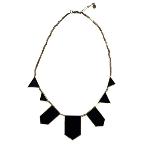 Pre-owned House Of Harlow 1960 Necklace In Gold