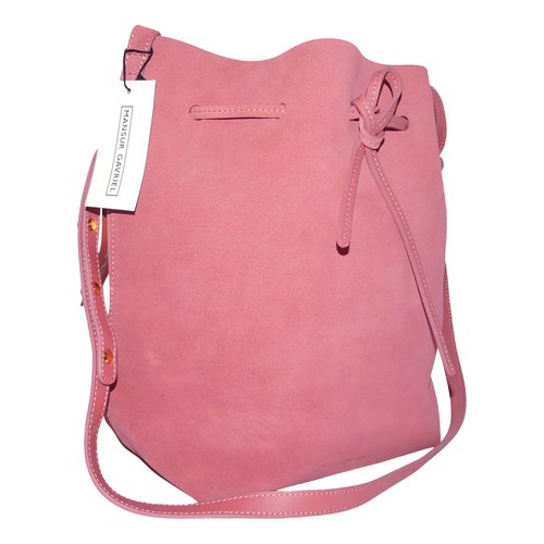 Pre-owned Mansur Gavriel Bucket Handbag In Pink