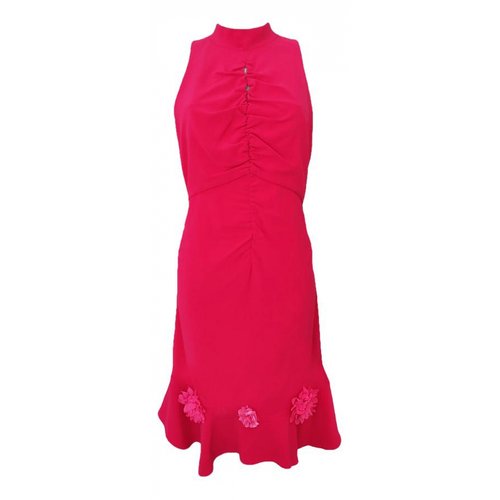 Pre-owned Halston Heritage Mid-length Dress In Pink