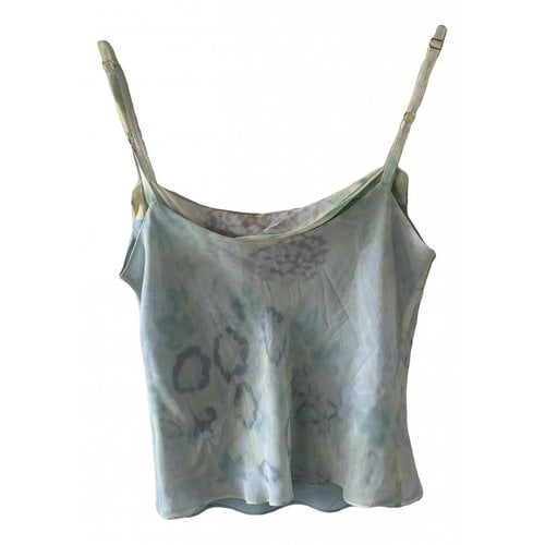 Pre-owned Mugler Camisole In Green