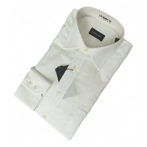 Pre-owned Emanuel Ungaro Shirt In White