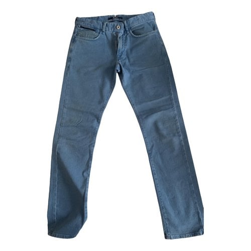 Pre-owned Incotex Straight Jeans In Blue