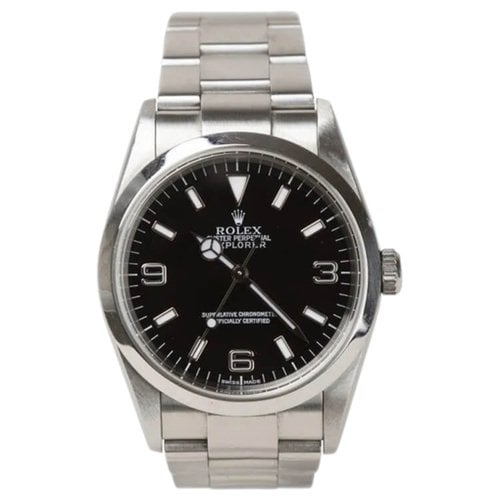 Pre-owned Rolex Explorer 39mm Watch In Multicolour